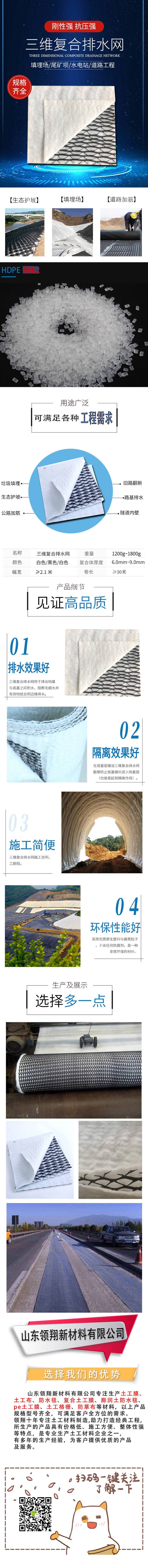 填埋場復(fù)合排水網(wǎng)